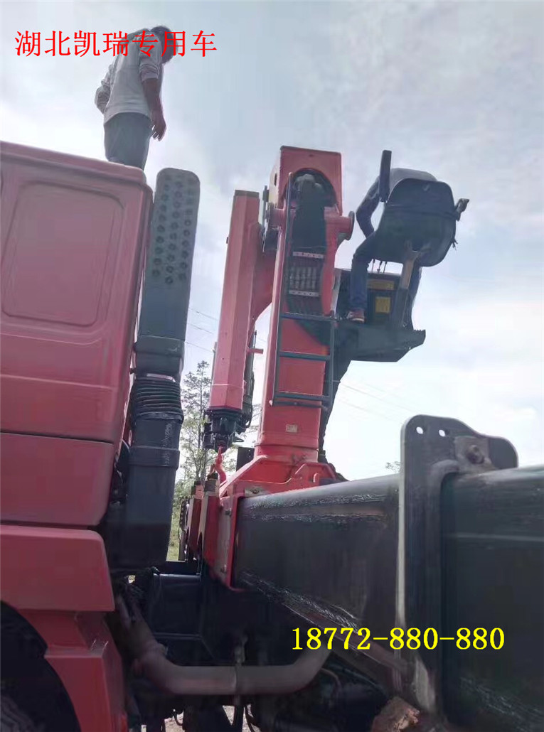 陜汽四軸國五上操作折臂吊 陜汽四軸國五上操作折臂吊